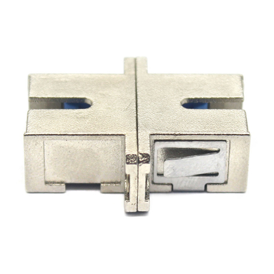 Red GSM SC UPC Adaptador de fibra de metal de caja simple con temperatura de almacenamiento de brida de 40°C a 85°C