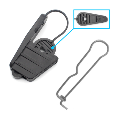 Clampada de alambre de acero inoxidable de 45 g para alambre de cable de fibra óptica al aire libre Tipo 1-2 Pareja de gota