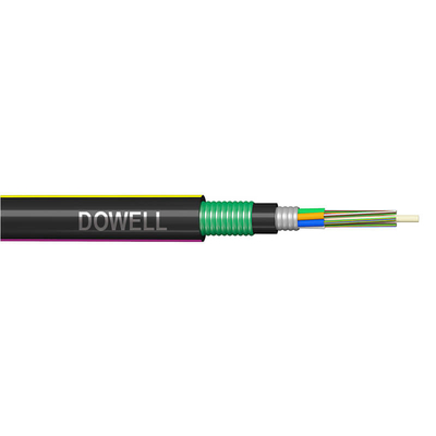 Cable de fibra óptica blindado de modo único 8 núcleos Cable de fibra óptica subterránea