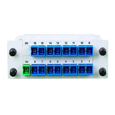 Divisor PLC tipo cassette de fibra óptica FTTH 1:16