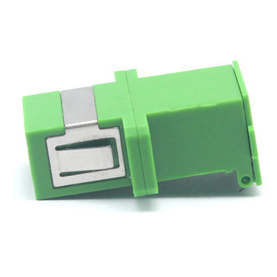 High Durability SC Fiber Optic Couplers with Filp Auto Shutter and Flange