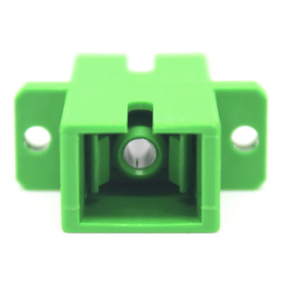 Single Mode Simplex Fiber Optic Adapter with Flange and Low Insertion Loss 0.2dB