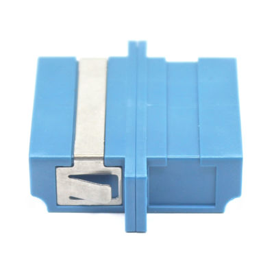 FTTH LC UPC Optical Quadruplex Adapter with Flange Durability 0.2 dB 500 Cycle Passed