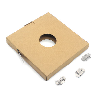 0.26/0.35/0.6/0.75mm Stainless Steel Banding Strap for Adjustable Length Pipes Fixing