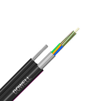 Multimode ADSS 48 Core Fiber Optic Cable PE Sheath With Black