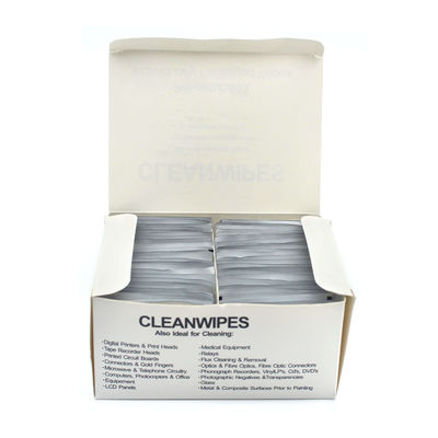 Pre Saturated Fiber Optic Cleaning Kit IPA Fiber Optic Cleaning Wipes 50 Wipes