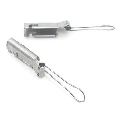 Aluminum Fiber Drop Wire Clamp FTTH 1-2 Pair For Telecom Cable