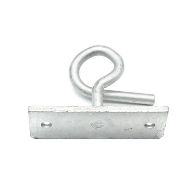 FTTH Drop Cable Fitting Draw Hook C-Type Aluminum Alloy Pole Bracket