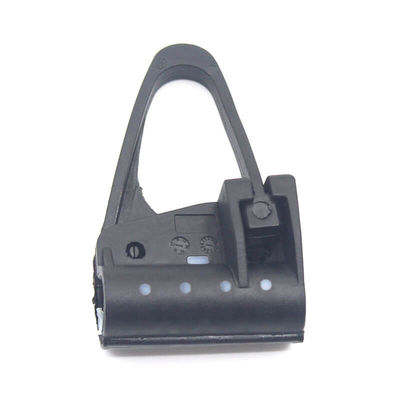 UV Resistant Nylon Fiber Drop Wire Clamp For Dead Ending Round Cable 2-7mm