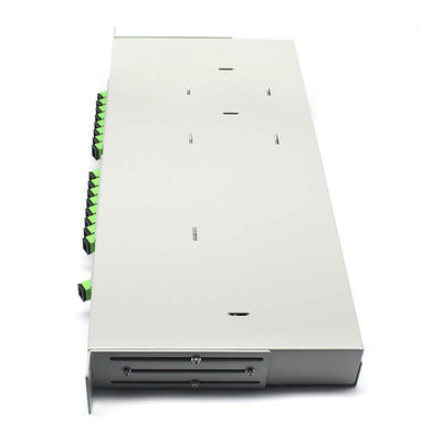 Rack Type 19 Inch 1U 2U Fiber PLC Splitter SM CATV System