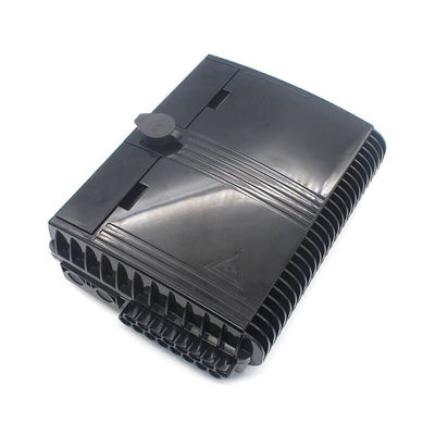 16 Fibers Outdoor Fiber Optic Distribution Box Balck Water-proof