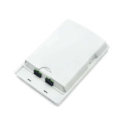 2 Ports FTTH Wall Box Indoor Optical Outlet With SC Simplex LC Duplex Adapters