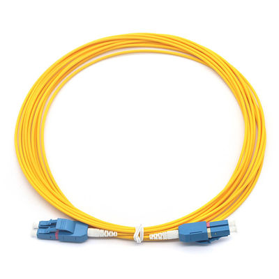 Duplex LC UPC to LC UPC Fiber Optic Patch Cord for Single Mode Uniboot