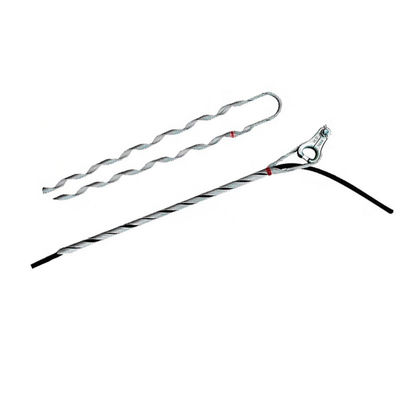 Galvanized stee Fiber Optic Dead-end Clamp For ADSS Cable