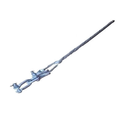 Galvanized stee Fiber Optic Dead-end Clamp For ADSS Cable