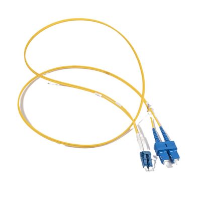SM Duplex LC UPC To SC UPC Fiber Optic Patch Cable 2.0MM, G657A1, 3meters