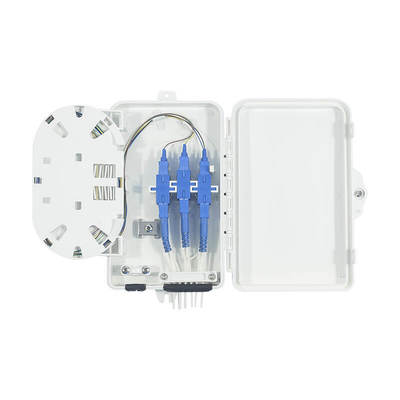 FTTX 2/4/6 Cores Fiber Optics Splitter Distribution Box For Outdoor Poled-mounted