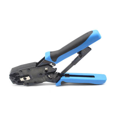 Industrial RJ-45 RJ-12 RJ-11 Crimping Tool with Stripper