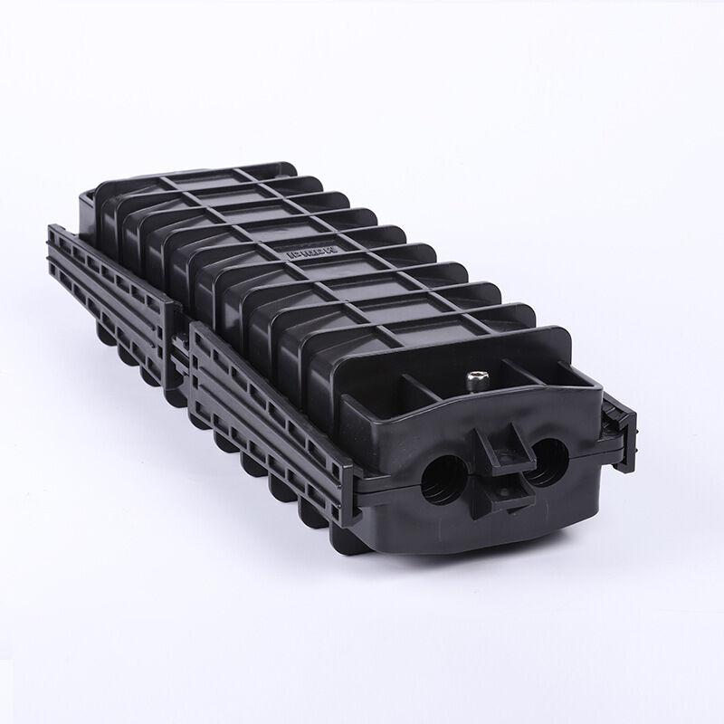48 Cores Inline Type Fiber Optic Splice Closure 2 In 2 Out Waterproof