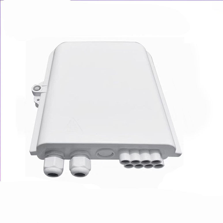 IP65 Waterproof 8 Cores Fiber Optic Termination Box with PC+ABS Material for FTTH Network