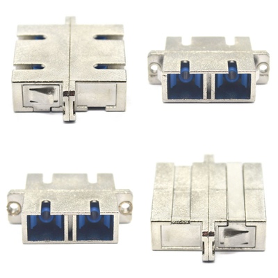 Sistema CATV SC/UPC SX DX Adaptador de modo único con brida y pérdida de inserción de 0,2 dB