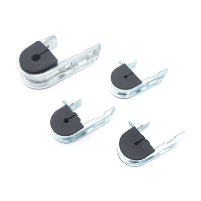 Material de inserción de neoprene protegido contra los rayos UV, abrazadera de suspensión de acero galvanizado para cable ADSS