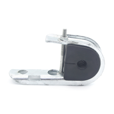 Material de inserción de neoprene protegido contra los rayos UV, abrazadera de suspensión de acero galvanizado para cable ADSS