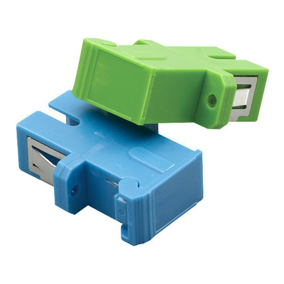 Simplex SC PC Adaptador de fibra óptica UPC con obturador automático lateral Compatibilidad de red 4g