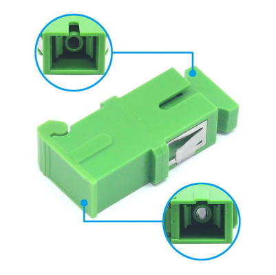 Simplex SC PC Adaptador de fibra óptica UPC con obturador automático lateral Compatibilidad de red 4g