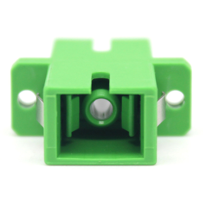 Adaptador de fibra óptica simple de modo único con brida y baja pérdida de inserción de 0,2 dB