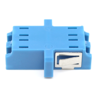 Adaptador LC dúplex compatible con la red 3G para conexiones de fibra óptica en sistemas CATV