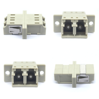 Adaptador multimodo duplex de fibra óptica LC con manga de zirconio con pérdida de inserción de 0,2 dB