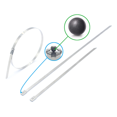 Enlaces de cable de bloqueo de bolas anticorrosión con material de acero inoxidable de -80° a 538° C