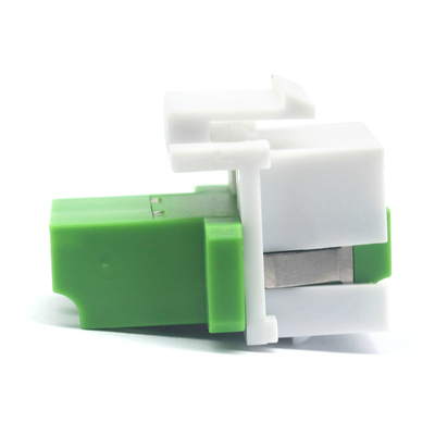 Fibra óptica LC APC Duplex Adaptador de piedra clave con obturación interna Sistema CATV esencial