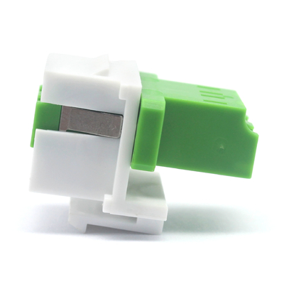 Fibra óptica LC APC Duplex Adaptador de piedra clave con obturación interna Sistema CATV esencial