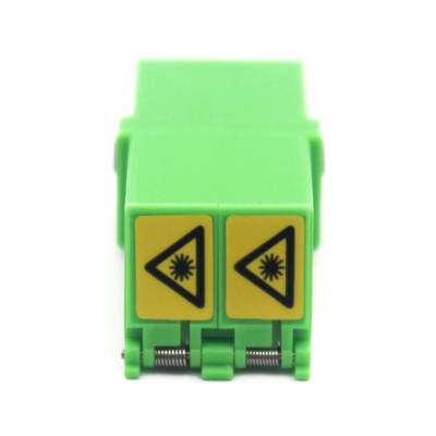 Adaptador de fibra óptica FTTH LC dúplex con obturador automático