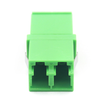 Adaptador de fibra óptica FTTH LC dúplex con obturador automático