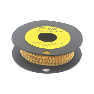 Organización de cables profesionales con los mejores marcadores de cables de PVC 1000pcs / rollo