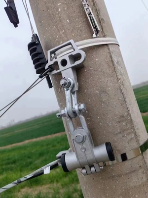 Tratamiento térmico de acero inoxidable normalizando la abrazadera de sujeción para la superficie lisa del poste/torre