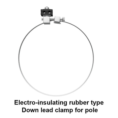 Clampada de plomo de hierro plano galvanizado por inmersión en caliente para torre Clampada de conductor de cable usada