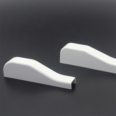 Accesorios de plástico de fibra óptica blanca para cableado de ahorro de espacio