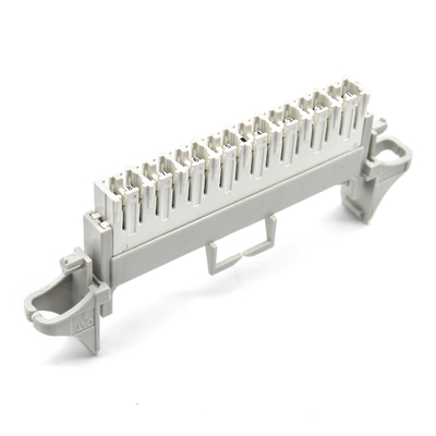 Desconexión termoplástica Stg 2000 Pouyet Tipo Euro Rj45 Cat.5 Sockets Modulo Idc de 8 pares