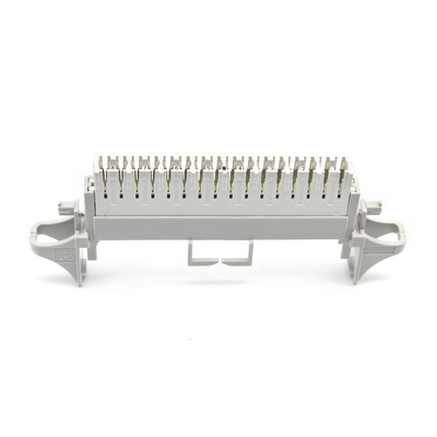Desconexión termoplástica Stg 2000 Pouyet Tipo Euro Rj45 Cat.5 Sockets Modulo Idc de 8 pares