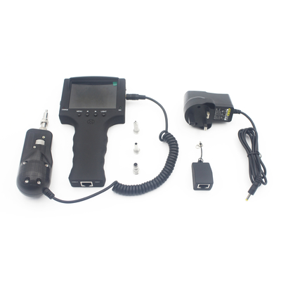 Microscopio de inspección de fibra óptica portátil FTTH de 3,5 pulgadas TFT-LCD Video 180 mm x 98 mm Tamaño