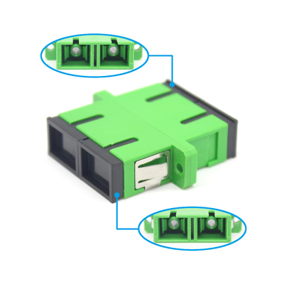 Sistema CATV Multimode Duplex Mini Sc Apc Adaptador de fibra óptica con brida