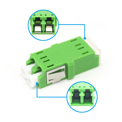 Adaptador de cable eléctrico de fibra óptica dúplex de Lc/apc superior con temperatura de almacenamiento del obturador interior de 40°C a 85°C
