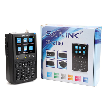 Buscador de señal SATLINK SP-2100 DVB-S2 HD Medidor por satélite con entrada LNB de 950-2150 MHz