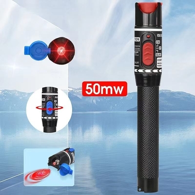 Fibra óptica Escrita de luz roja 10mw Localizador de fallas visuales 50km VFL 30 KM Tiempo 1 año 1 Tiempo