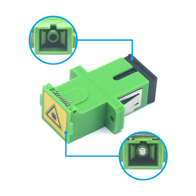 0.2dB Pérdida de inserción SC APC Adaptador de fibra de modo único para la instalación de redes 3G