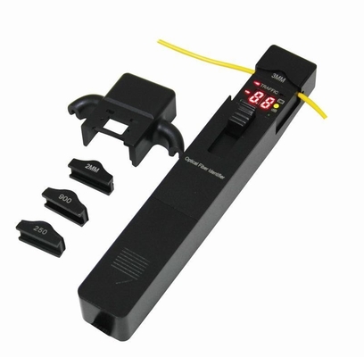 Identificador de fibra FTTH de carcasa metálica para el rango de longitudes de onda identificadas de 800-1700 nm en FTTH
